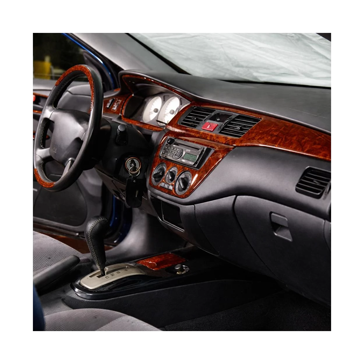 Mitsubishi Colt-Lancer 01.2002 3D Interior Dashboard Trim Kit Dash Trim Dekor 23-Parts