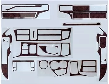 Scania NG-Series TopSleeper ab 2016 3D Interior Dashboard Trim Kit Dash Trim Dekor 24-Parts - 4 - Interior Dash Trim Kit