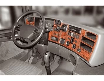 Scania R-Series R1 Reihe 05.04-09.09 3D Interior Dashboard Trim Kit Dash Trim Dekor 46-Parts - 1 - Interior Dash Trim Kit