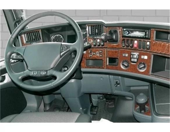 Scania R-Series R2 HighLine 2009 3D Interior Dashboard Trim Kit Dash Trim Dekor 54-Parts - 1 - Interior Dash Trim Kit