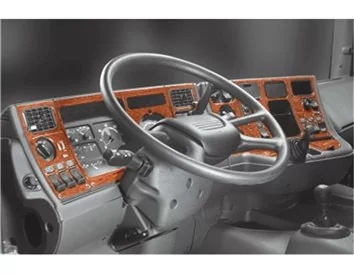 Scania Scania 4-Series 01.96-04.04 3D Interior Dashboard Trim Kit Dash Trim Dekor 50-Parts - 1 - Interior Dash Trim Kit