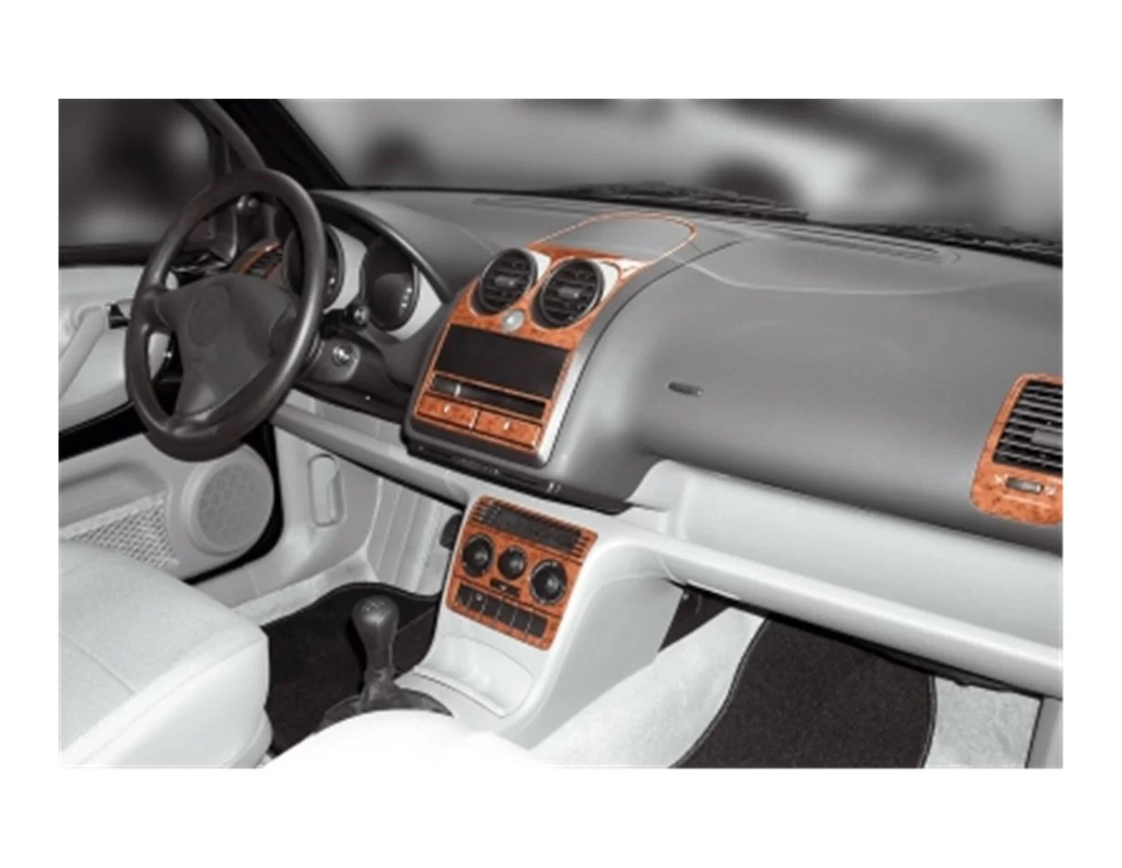 Seat Arosa 02.01-04.05 3D Interior Dashboard Trim Kit Dash Trim Dekor 24-Parts - 1 - Interior Dash Trim Kit