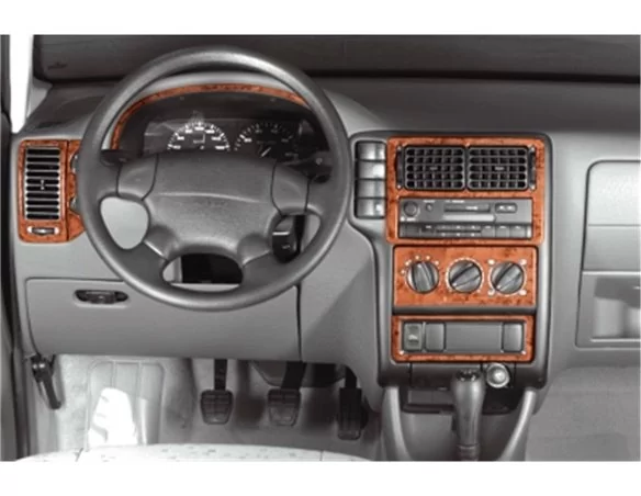 Seat Arosa 04.97-01.01 3D Interior Dashboard Trim Kit Dash Trim Dekor 10-Parts - 1 - Interior Dash Trim Kit