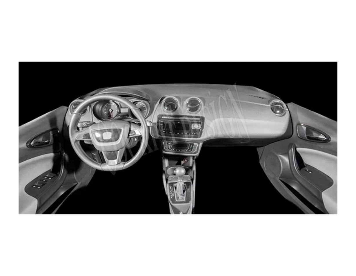 Seat Ibiza – Cordoba 01.2010 3D Interior Dashboard Trim Kit Dash Trim Dekor 25-Parts - 1 - Interior Dash Trim Kit