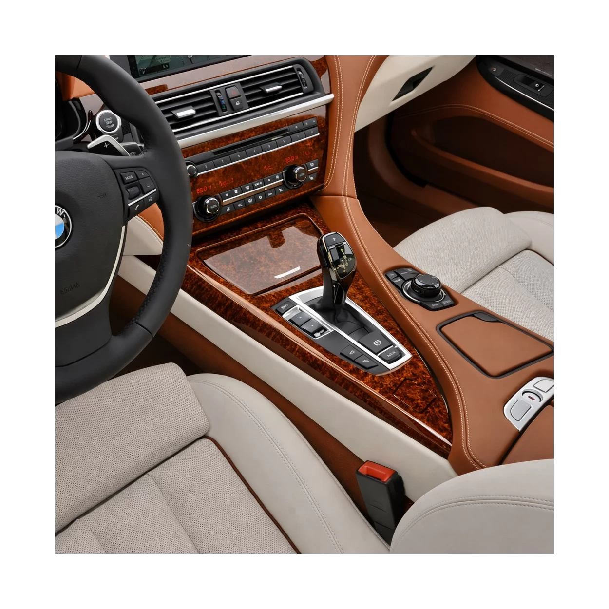 BMW 6-Series F12 F13 2011-2017 3D Interior Dashboard Trim Kit Dash Trim Dekor 46-Parts