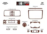 Skoda Fabia 5J Roomster 06.2006 3D Interior Dashboard Trim Kit Dash Trim Dekor 20-Parts - 2 - Interior Dash Trim Kit Skoda Fabia 5J Roomster 06.2006 3D Interior Dashboard Trim Kit Dash Trim Dekor 20-Parts - 2 - Interior Dash Trim Kit