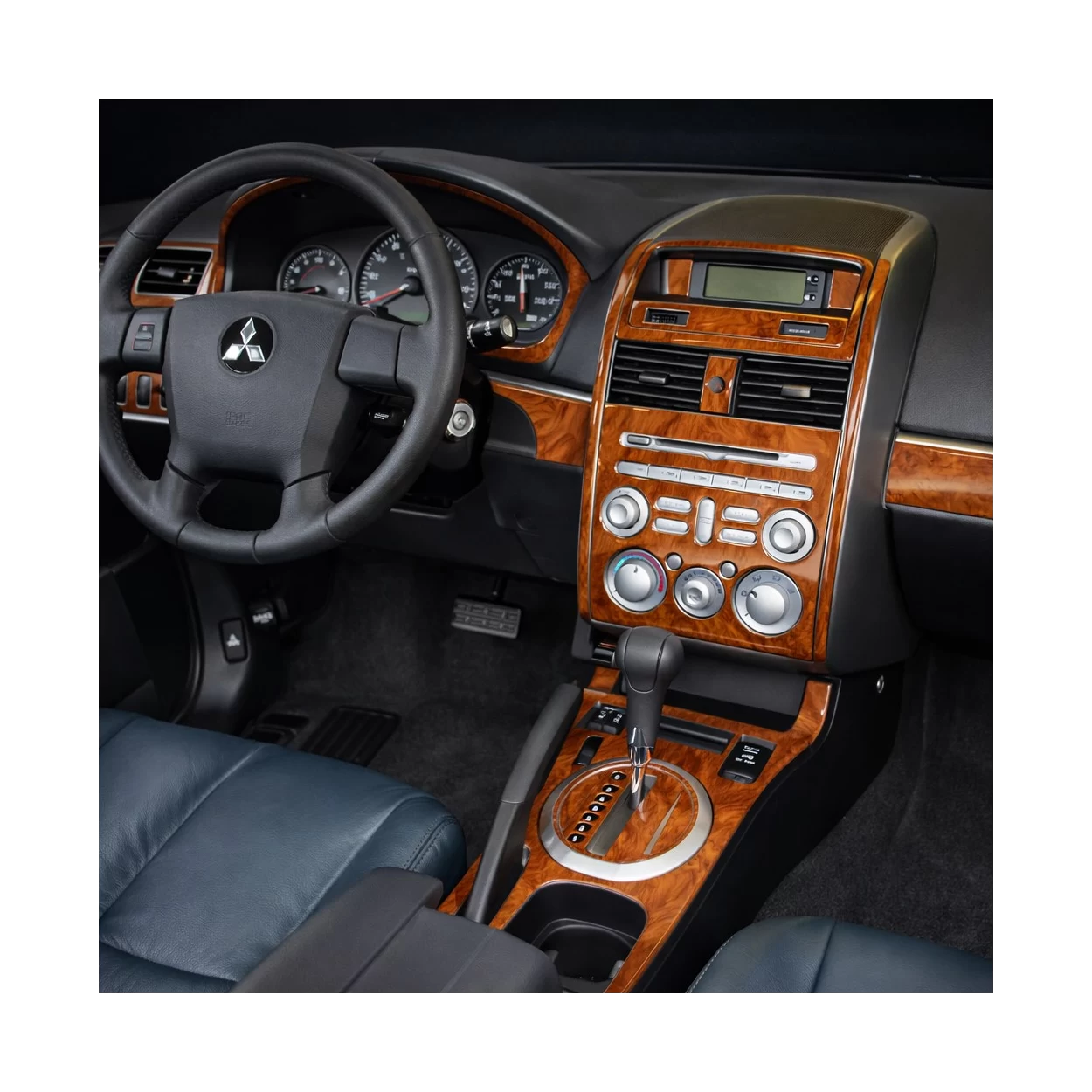 Mitsubishi Galant 2004-2008 With 6 CD Changer Interior BD Dash Trim Kit