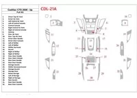 Cadillac CTS 2008-UP Full Set Interior BD Dash Trim Kit - 1 - Interior Dash Trim Kit Cadillac CTS 2008-UP Full Set Interior BD Dash Trim Kit - 1 - Interior Dash Trim Kit