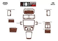 Skoda Octavia A5 1Z 05.04-08.09 3D Interior Dashboard Trim Kit Dash Trim Dekor 15-Parts - 2 - Interior Dash Trim Kit Skoda Octavia A5 1Z 05.04-08.09 3D Interior Dashboard Trim Kit Dash Trim Dekor 15-Parts - 2 - Interior Dash Trim Kit