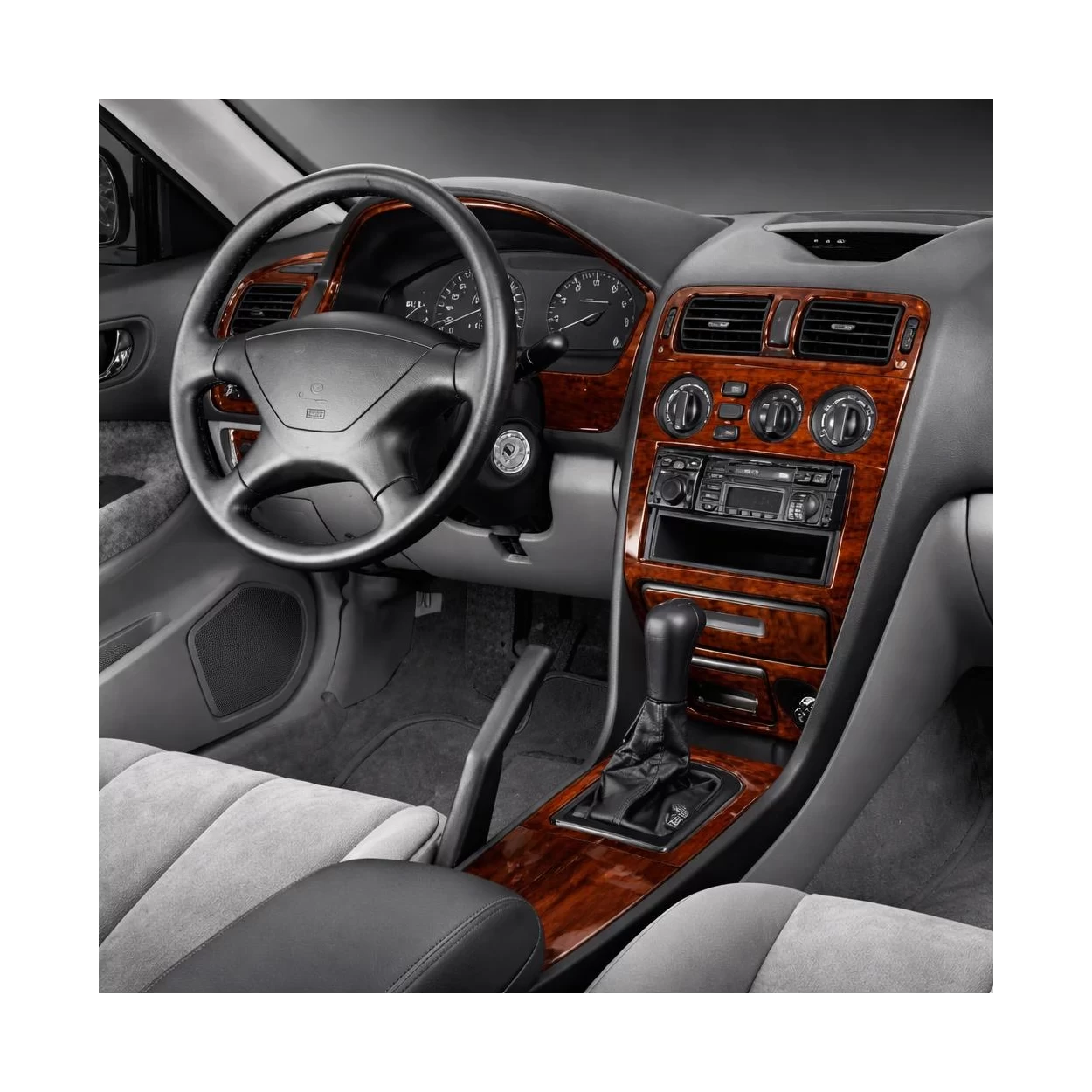 Mitsubishi Galant VIII 01.1997 3D Interior Dashboard Trim Kit Dash Trim Dekor 20-Parts