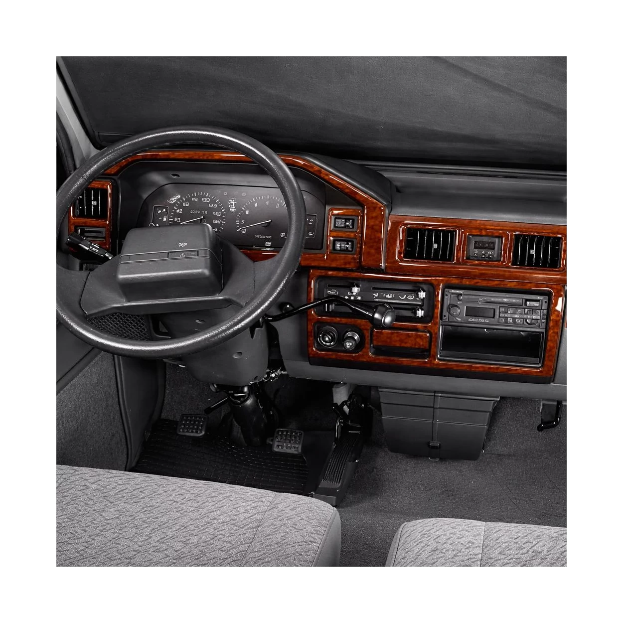 Mitsubishi L 300 08.1988 3D Interior Dashboard Trim Kit Dash Trim Dekor 16-Parts