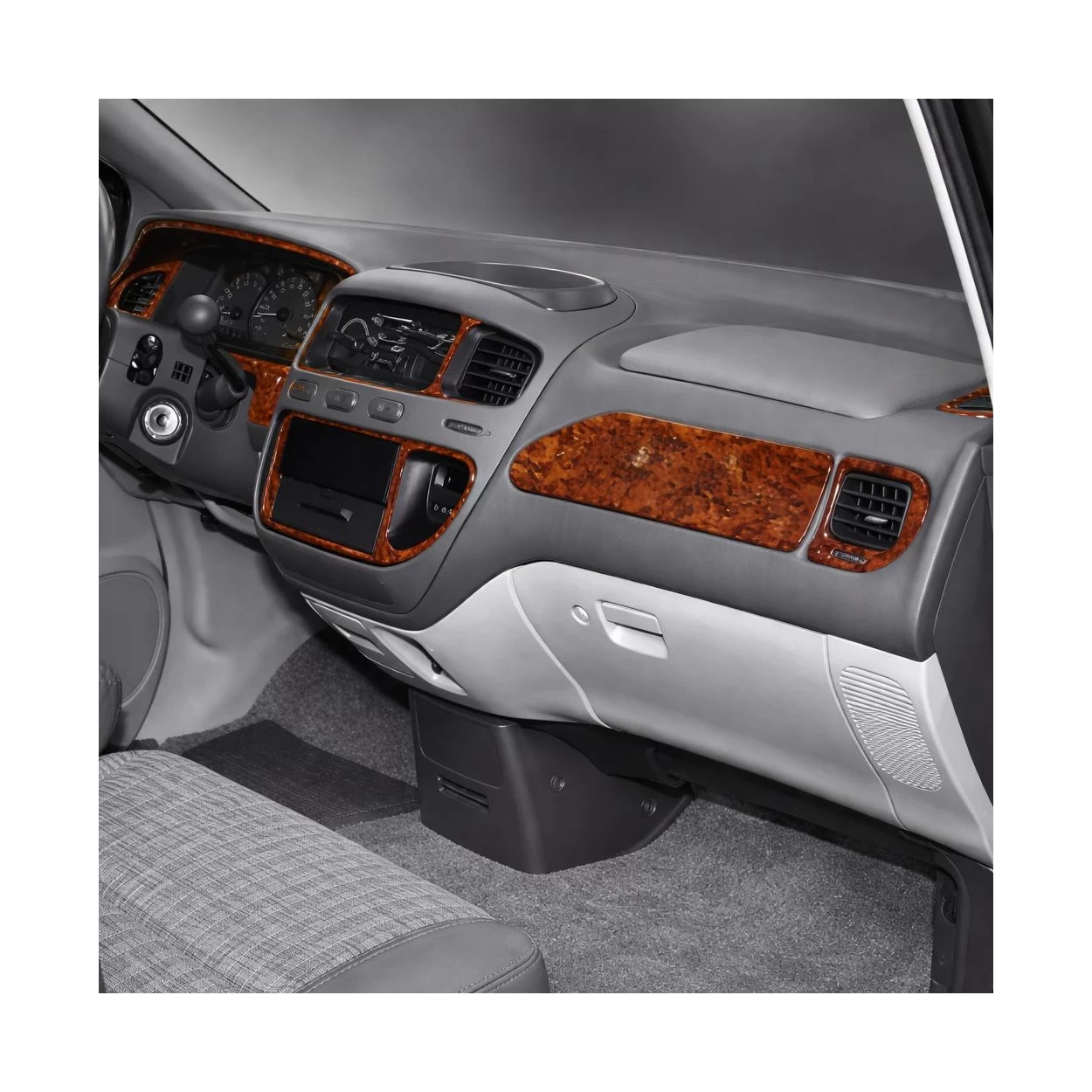 Mitsubishi L 400 05.98 12.06 3D Interior Dashboard Trim Kit Dash Trim Dekor 13-Parts