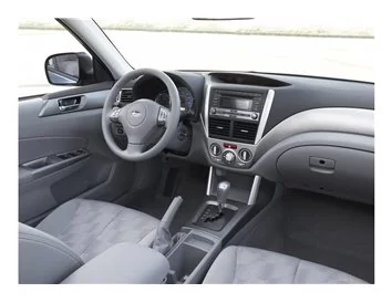 Subaru Forester 2009-2013 3D Interior Dashboard Trim Kit Dash Trim Dekor 41-Parts - 1 - Interior Dash Trim Kit