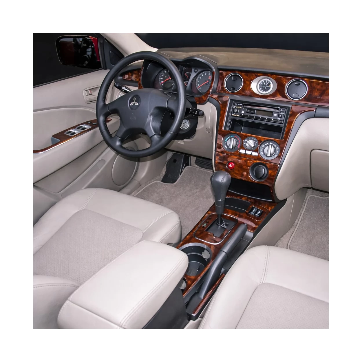 Mitsubishi Outlander 2003-2004 Full Set, Automatic Gear Interior BD Dash Trim Kit