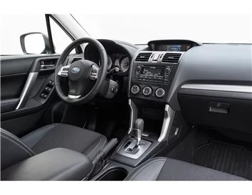 Subaru Forester 2014-2017 3D Interior Dashboard Trim Kit Dash Trim Dekor 28-Parts - 1 - Interior Dash Trim Kit