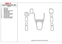 Subaru Impreza 1996-2001 Full Set Interior BD Dash Trim Kit - 1 - Interior Dash Trim Kit Subaru Impreza 1996-2001 Full Set Interior BD Dash Trim Kit - 1 - Interior Dash Trim Kit