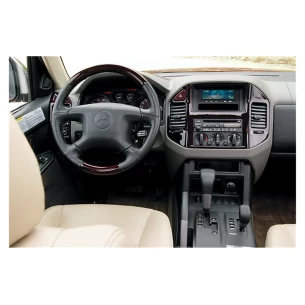 Mitsubishi Pajero 01.01-05.04 3D Interior Dashboard Trim Kit Dash Trim Dekor 22-Parts