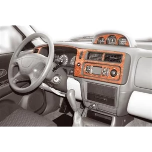 Mitsubishi Pajero Sport 05.2002 3D Interior Dashboard Trim Kit Dash Trim Dekor 9-Parts