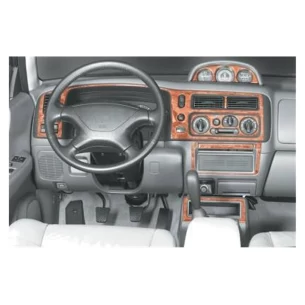 Mitsubishi Pajero Sport 11.98-04.02 3D Interior Dashboard Trim Kit Dash Trim Dekor 12-Parts
