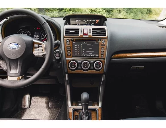 Subaru Impreza G4 2012-2014 3D Interior Dashboard Trim Kit Dash Trim Dekor 51-Parts - 1 - Interior Dash Trim Kit