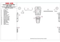 Subaru Impreza WRX 2005-2008 Full Set, Automatic Gear, Automatic AC Control Interior BD Dash Trim Kit - 1 - Interior Dash Trim K Subaru Impreza WRX 2005-2008 Full Set, Automatic Gear, Automatic AC Control Interior BD Dash Trim Kit - 1 - Interior Dash Trim K