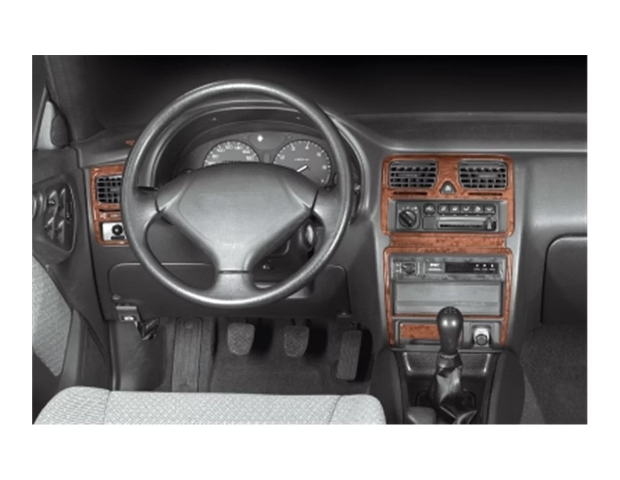 Subaru Legacy 05.94-03.99 3D Interior Dashboard Trim Kit Dash Trim Dekor 12-Parts - 1 - Interior Dash Trim Kit