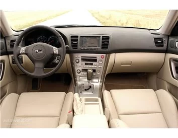 Subaru Legacy 2005-2009 3D Interior Dashboard Trim Kit Dash Trim Dekor 28-Parts - 1 - Interior Dash Trim Kit