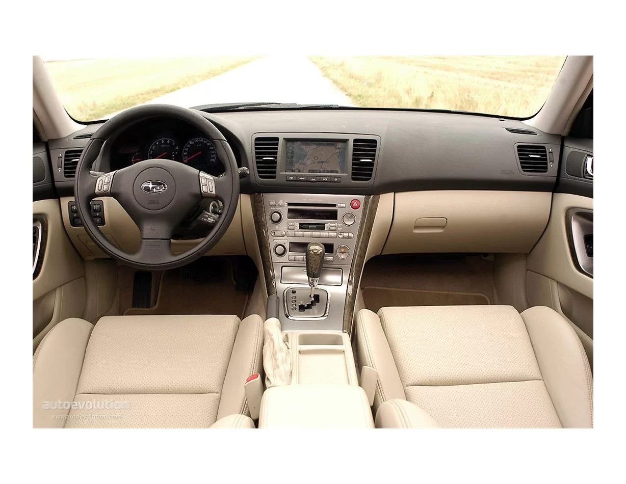 Subaru Legacy 2005-2009 3D Interior Dashboard Trim Kit Dash Trim Dekor 28-Parts - 1 - Interior Dash Trim Kit