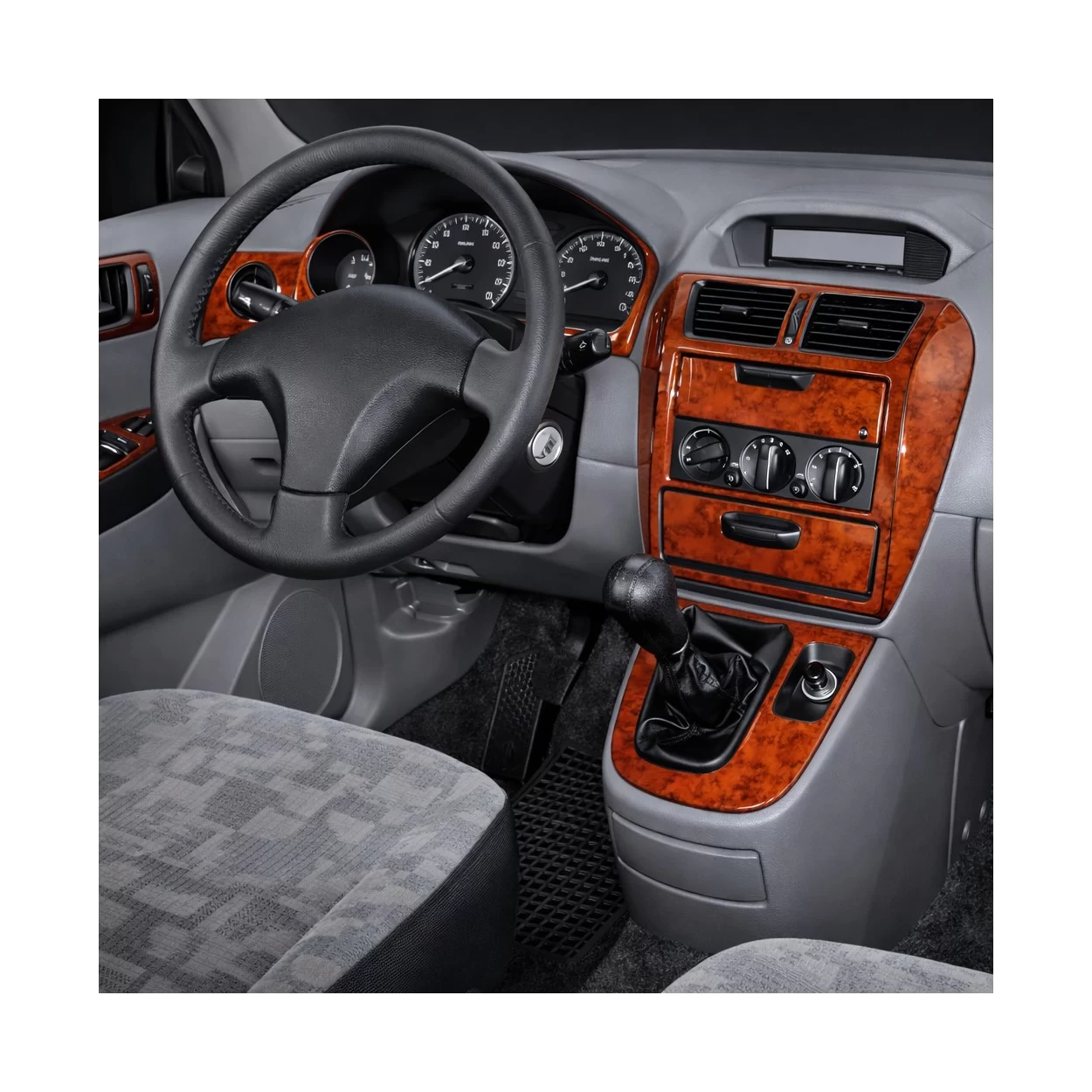 Mitsubishi Spacerunner 08.99-03.04 3D Interior Dashboard Trim Kit Dash Trim Dekor 17-Parts