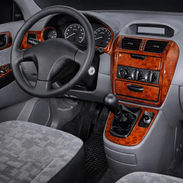 Mitsubishi Spacewagon 10.98-03.04 3D Interior Dashboard Trim Kit Dash Trim Dekor 15-Parts