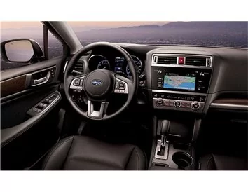 Subaru Legacy 2015-2017 3D Interior Dashboard Trim Kit Dash Trim Dekor 37-Parts - 1 - Interior Dash Trim Kit