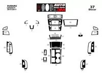 Subaru Legacy 2015-2017 3D Interior Dashboard Trim Kit Dash Trim Dekor 37-Parts - 2 - Interior Dash Trim Kit Subaru Legacy 2015-2017 3D Interior Dashboard Trim Kit Dash Trim Dekor 37-Parts - 2 - Interior Dash Trim Kit
