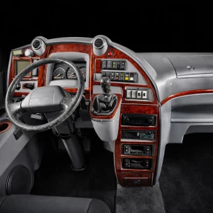 Mitsubishi Temsa Prestige 09.2010 3D Interior Dashboard Trim Kit Dash Trim Dekor 7-Parts