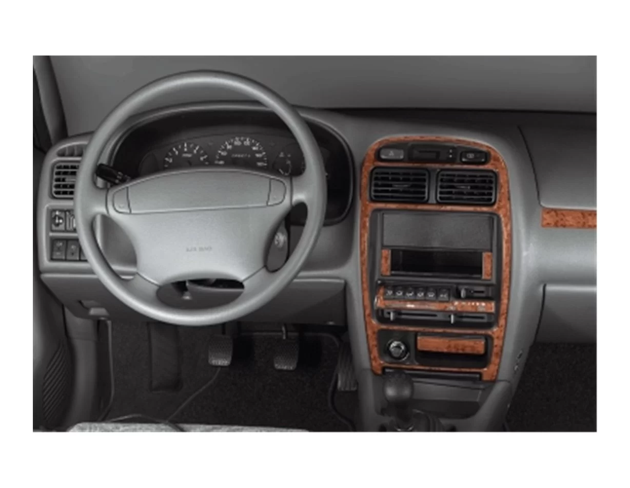 Suzuki Baleno 09.97-06.06 3D Interior Dashboard Trim Kit Dash Trim Dekor 9-Parts - 1 - Interior Dash Trim Kit