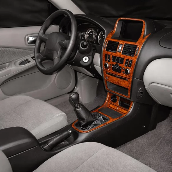 Nissan Almera 03.03-12.08 3D Interior Dashboard Trim Kit Dash Trim Dekor 15-Parts