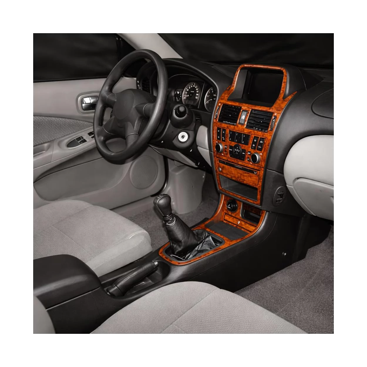 Nissan Almera 03.03-12.08 3D Interior Dashboard Trim Kit Dash Trim Dekor 15-Parts