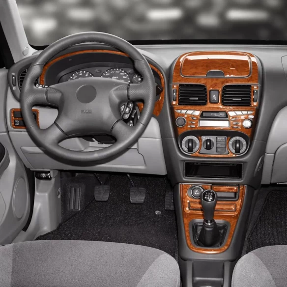 Nissan Almera 04.00-02.03 3D Interior Dashboard Trim Kit Dash Trim Dekor 18-Parts