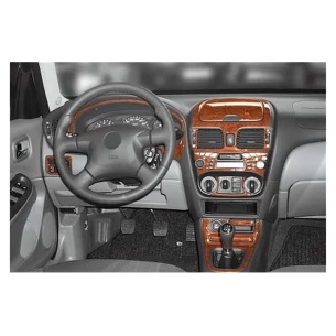 Nissan Almera 04.00-02.03 3D Interior Dashboard Trim Kit Dash Trim Dekor 18-Parts