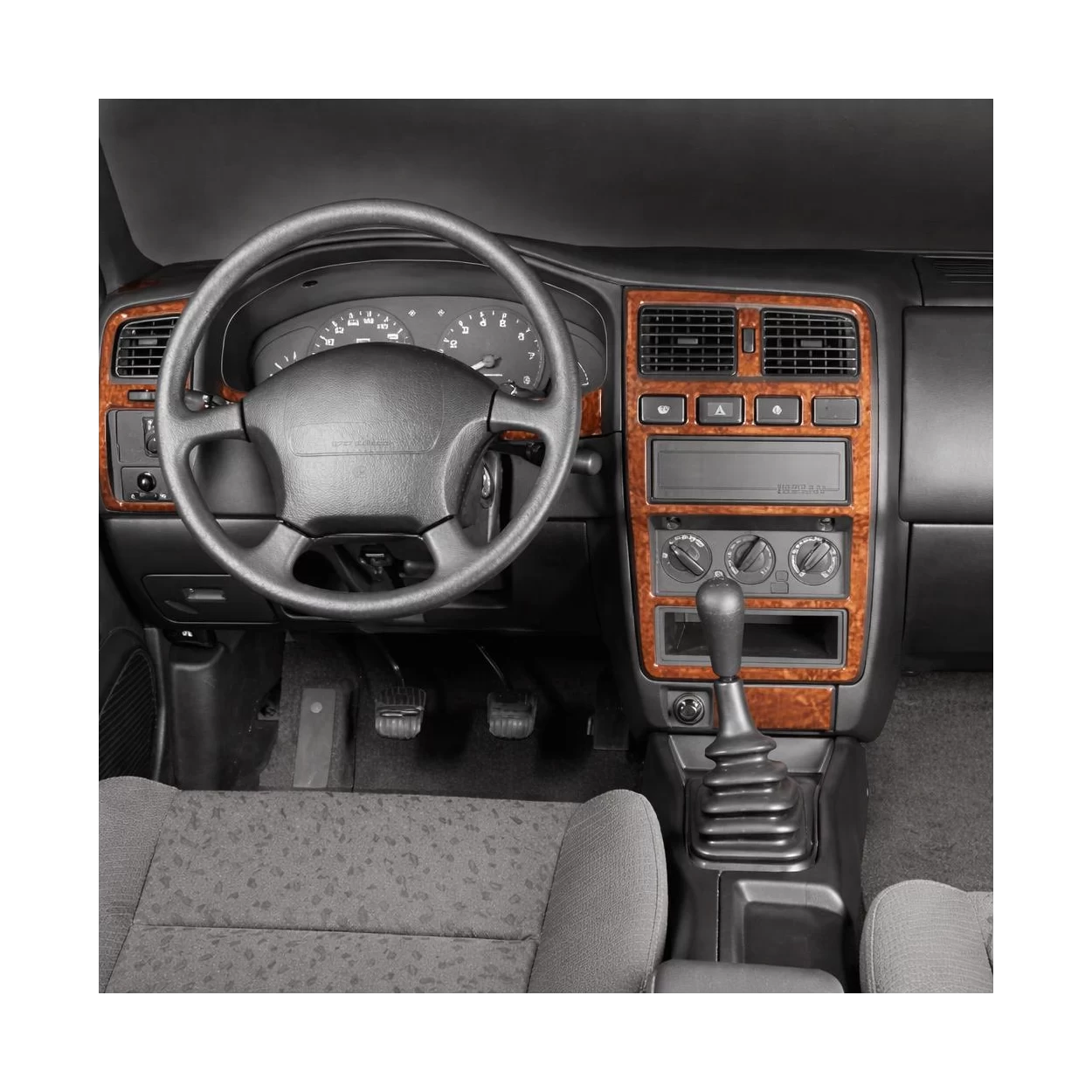 Nissan Almera 09.95-12.99 3D Interior Dashboard Trim Kit Dash Trim Dekor 14-Parts