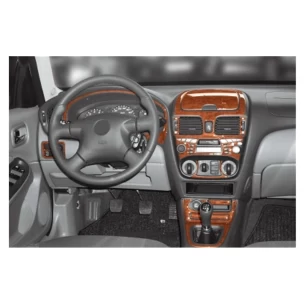 Nissan Almera Sedan 04.00-02.03 3D Interior Dashboard Trim Kit Dash Trim Dekor 16-Parts