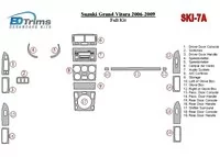 Suzuki Grand Vitara 2006-2009 Full Set Interior BD Dash Trim Kit - 1 - Interior Dash Trim Kit