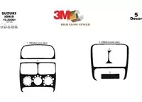 Suzuki Ignis 10.00-10.03 3D Interior Dashboard Trim Kit Dash Trim Dekor 5-Parts - 2 - Interior Dash Trim Kit Suzuki Ignis 10.00-10.03 3D Interior Dashboard Trim Kit Dash Trim Dekor 5-Parts - 2 - Interior Dash Trim Kit