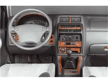 Suzuki Vitara 4x4 03.97-07.05 3D Interior Dashboard Trim Kit Dash Trim Dekor 26-Parts - 1 - Interior Dash Trim Kit