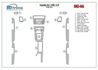 Suzuki XL7 2007-UP Full Set Interior BD Dash Trim Kit - 1 - Interior Dash Trim Kit Suzuki XL7 2007-UP Full Set Interior BD Dash Trim Kit - 1 - Interior Dash Trim Kit