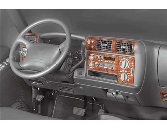 Chevrolet Blazer 01.1995 3D Interior Dashboard Trim Kit Dash Trim Dekor 17-Parts - 1 - Interior Dash Trim Kit