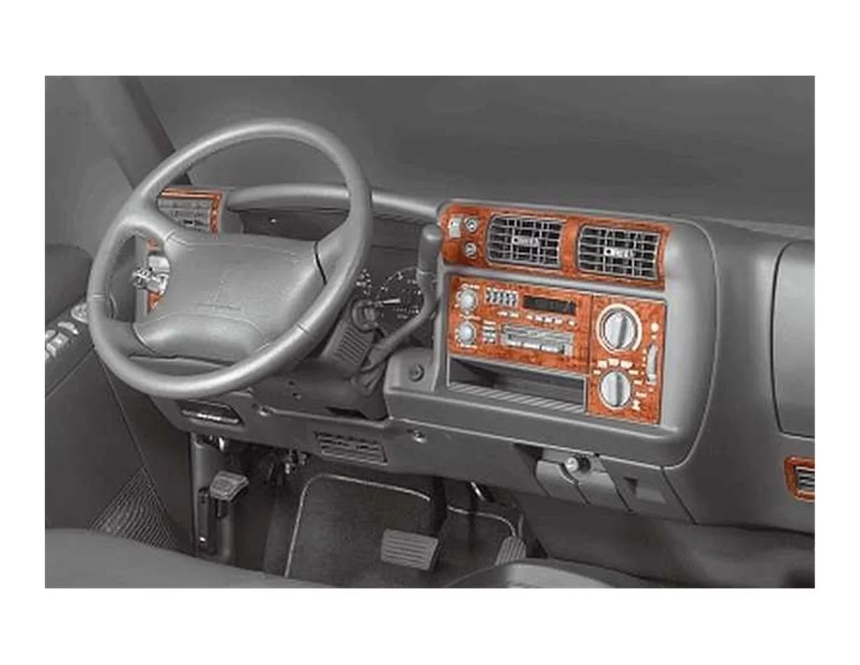 Chevrolet Blazer 01.1995 3D Interior Dashboard Trim Kit Dash Trim Dekor 17-Parts - 1 - Interior Dash Trim Kit