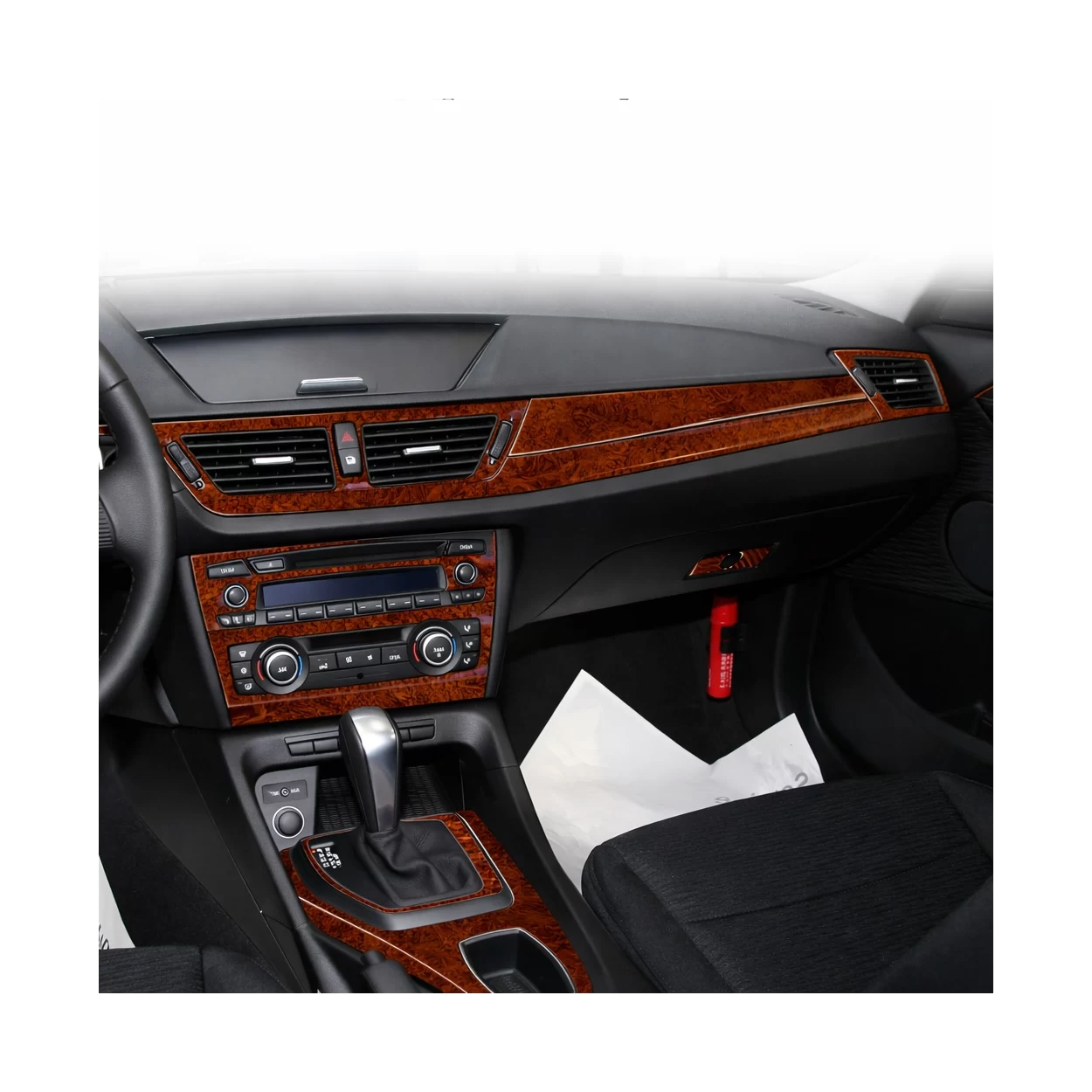 BMW X1 E84 2009–2015 NAVI 3D Interior Dashboard Trim Kit Dash Trim Dekor 36-Parts