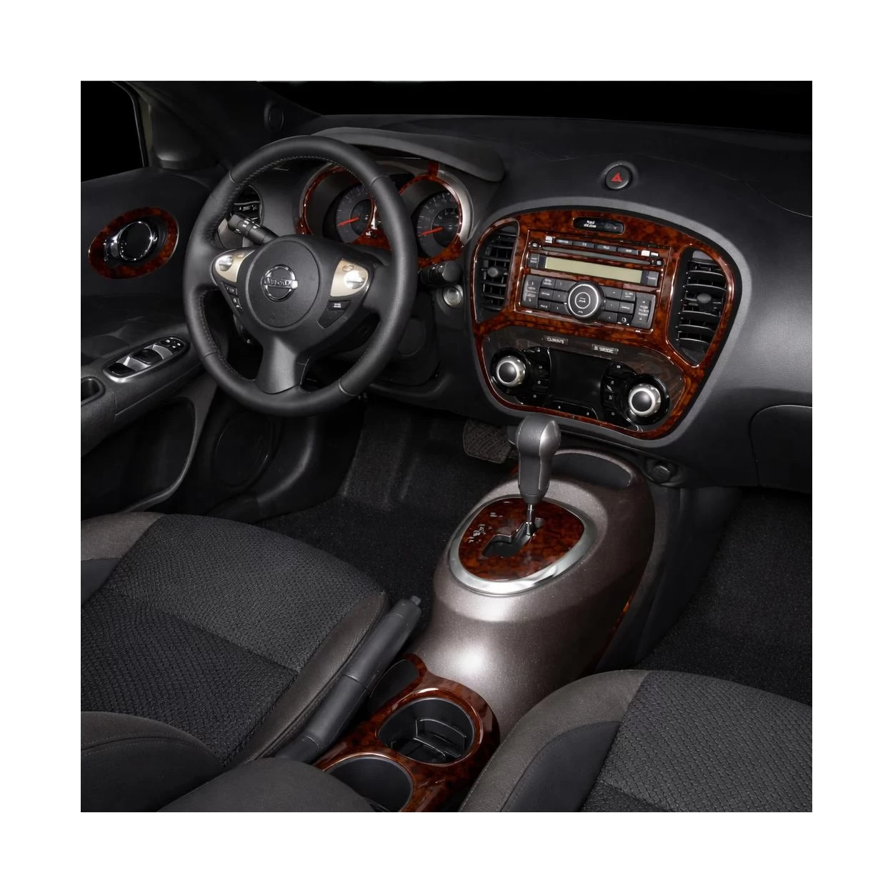 Nissan Juke 2011-2014 3D Interior Dashboard Trim Kit Dash Trim Dekor 15-Parts