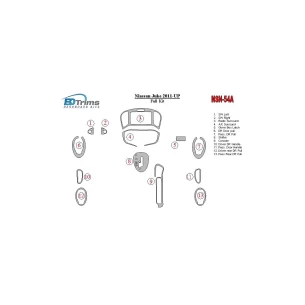 Nissan Juke 2011-UP Interior BD Dash Trim Kit