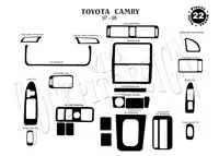 Toyota Camry 12.97-12.99 3D Interior Dashboard Trim Kit Dash Trim Dekor 24-Parts - 1 - Interior Dash Trim Kit Toyota Camry 12.97-12.99 3D Interior Dashboard Trim Kit Dash Trim Dekor 24-Parts - 1 - Interior Dash Trim Kit